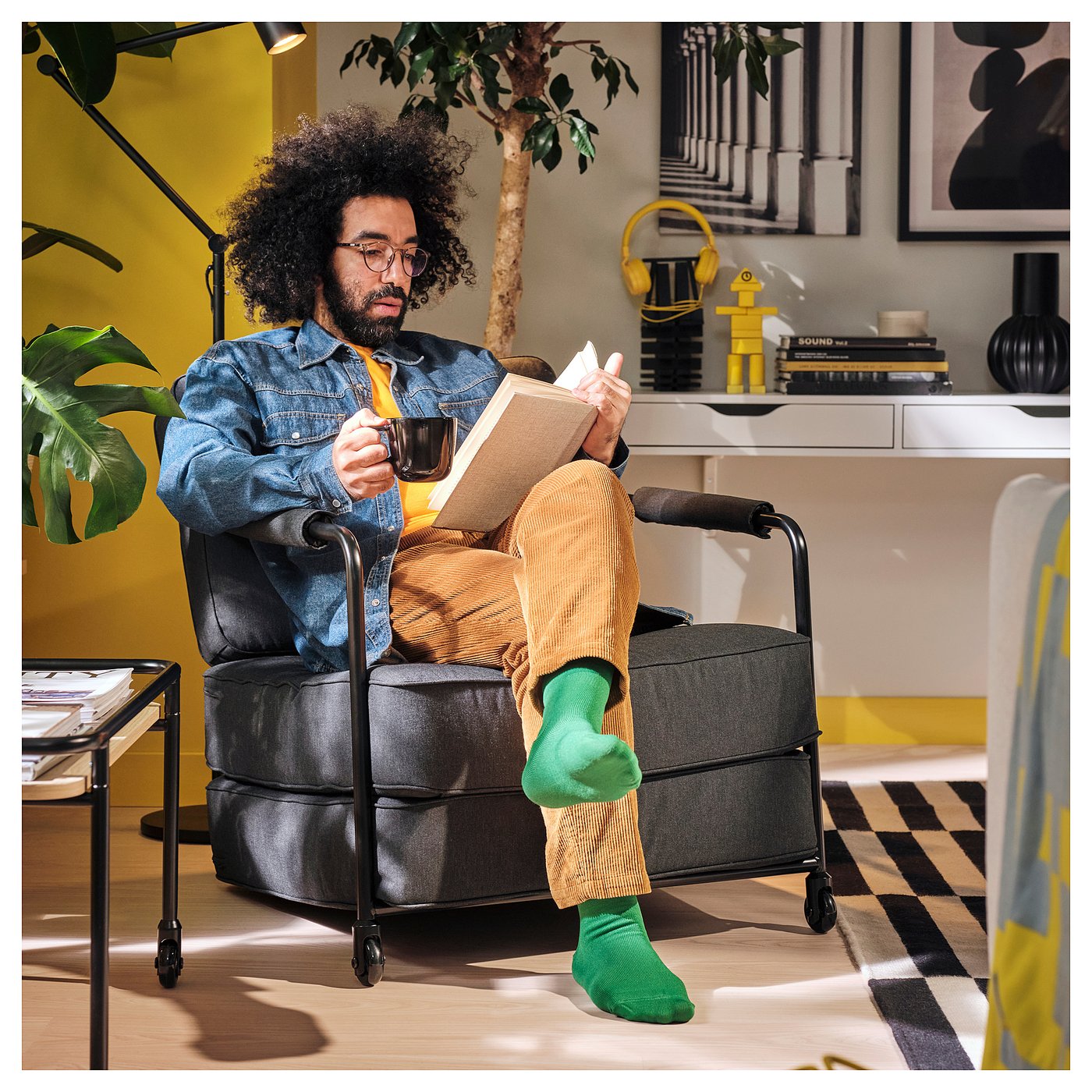 BRÄNNBOLL ブレンボール ゲーミングラウンジチェア, ヴィースレ