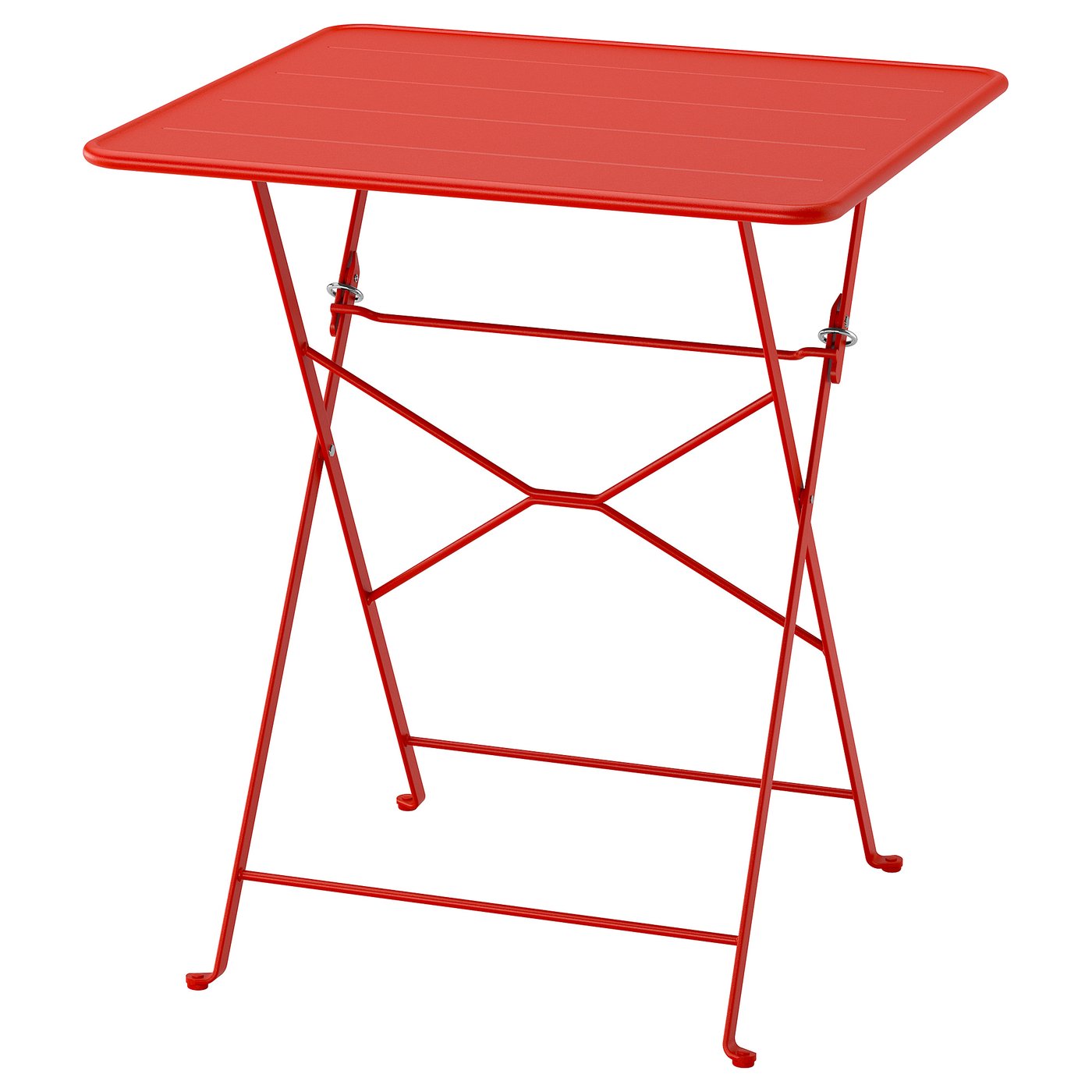 SUNDSÖ スンドソー テーブル, ブライトレッド 屋外用, 65x65 cm - IKEA