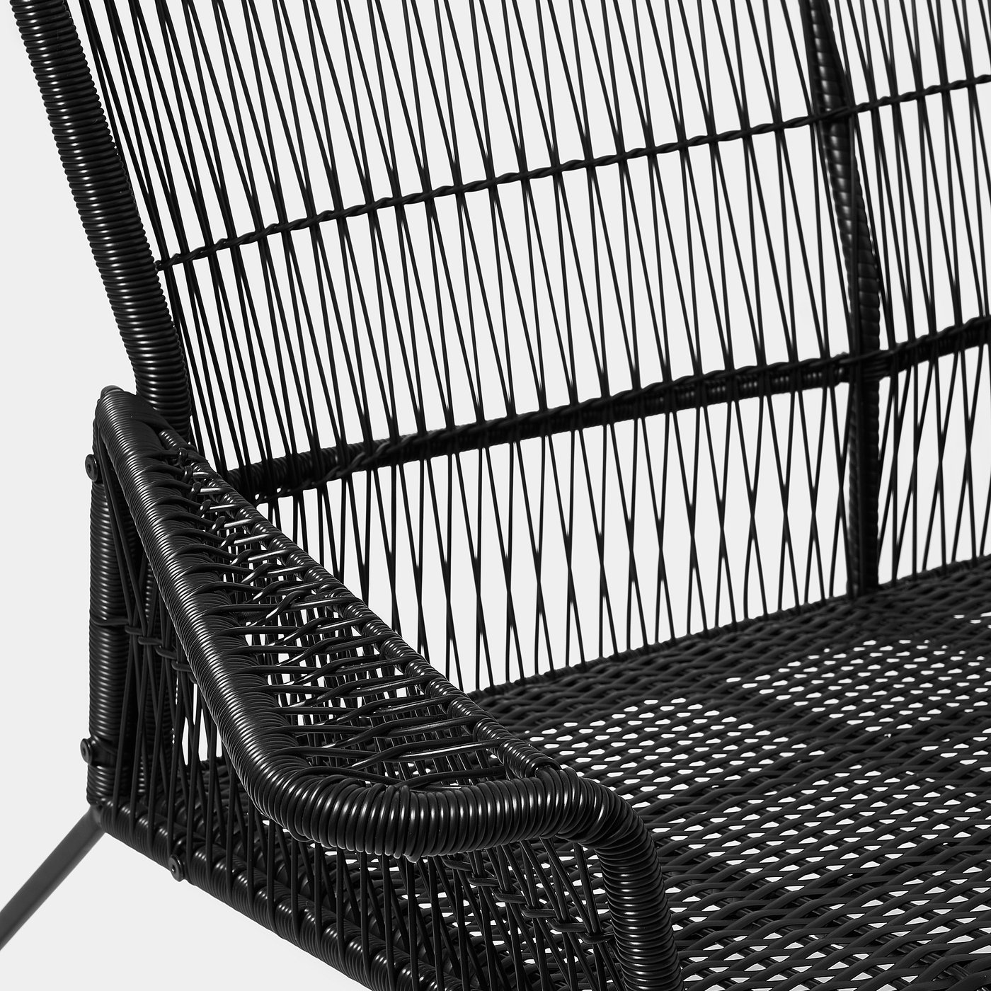 TALLSKÄR タルシェール 2人掛けソファ 屋外用, チャコール TALLSKÄR タルシェール 2人掛けソファ 屋外用, チャコール - IKEA