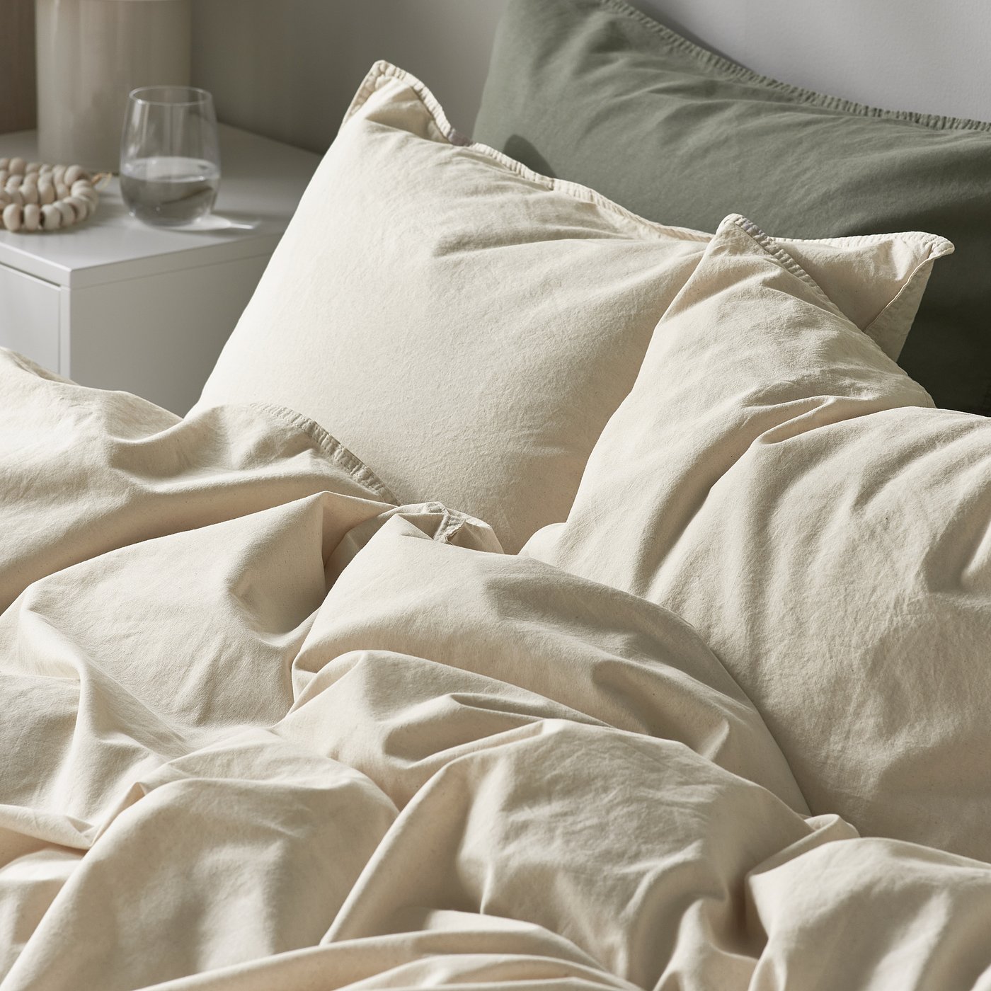 IKEA 枕&掛け布団セット ÄNGSLILJA エングスリリア 掛け布団カバー&枕カバー(枕カバー2