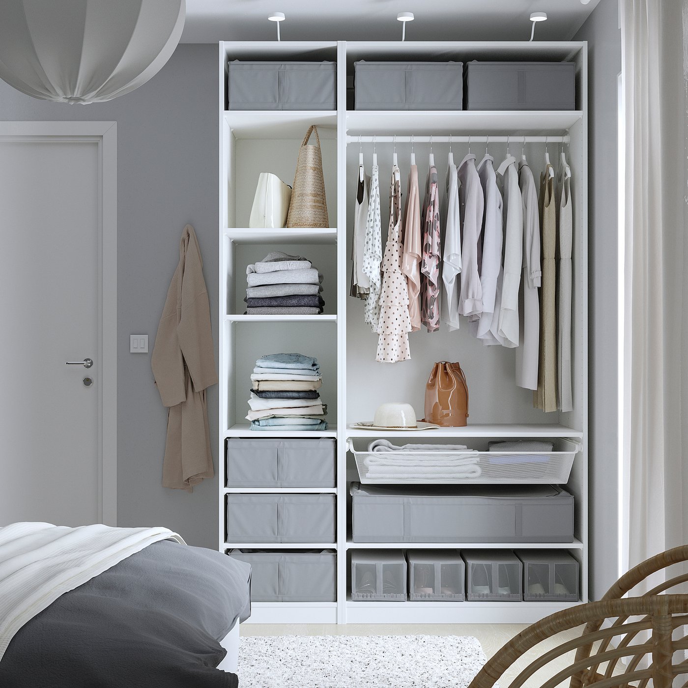 新品★IKEA SKUBB イケア スクッブ Mサイズ SKUBB スクッブ 収納ケース, ホワイト, 69x55x19 cm - IKEA