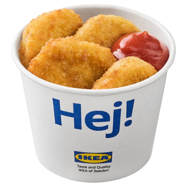  Plant-based pieces, Ketchup