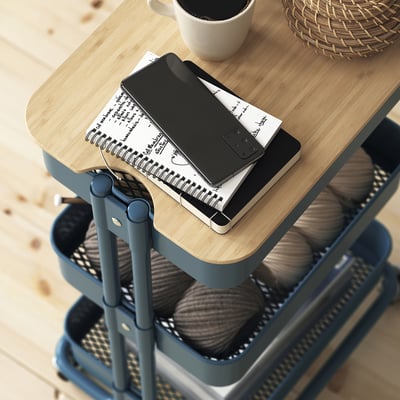 NORRÅVA ノルオーヴァ ふた, 竹, 42x31 cm