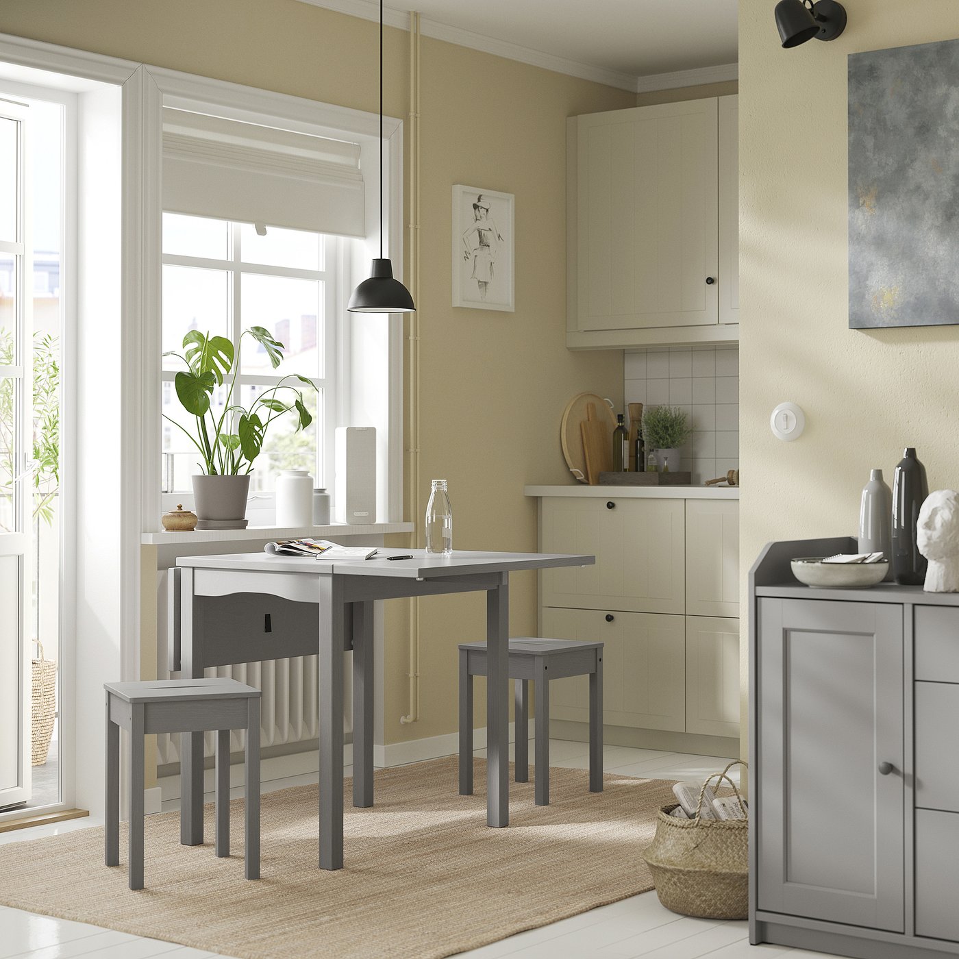 IKEA TOLLBERGET スツール グレー HAUGA ハウガ スツール, グレー - IKEA