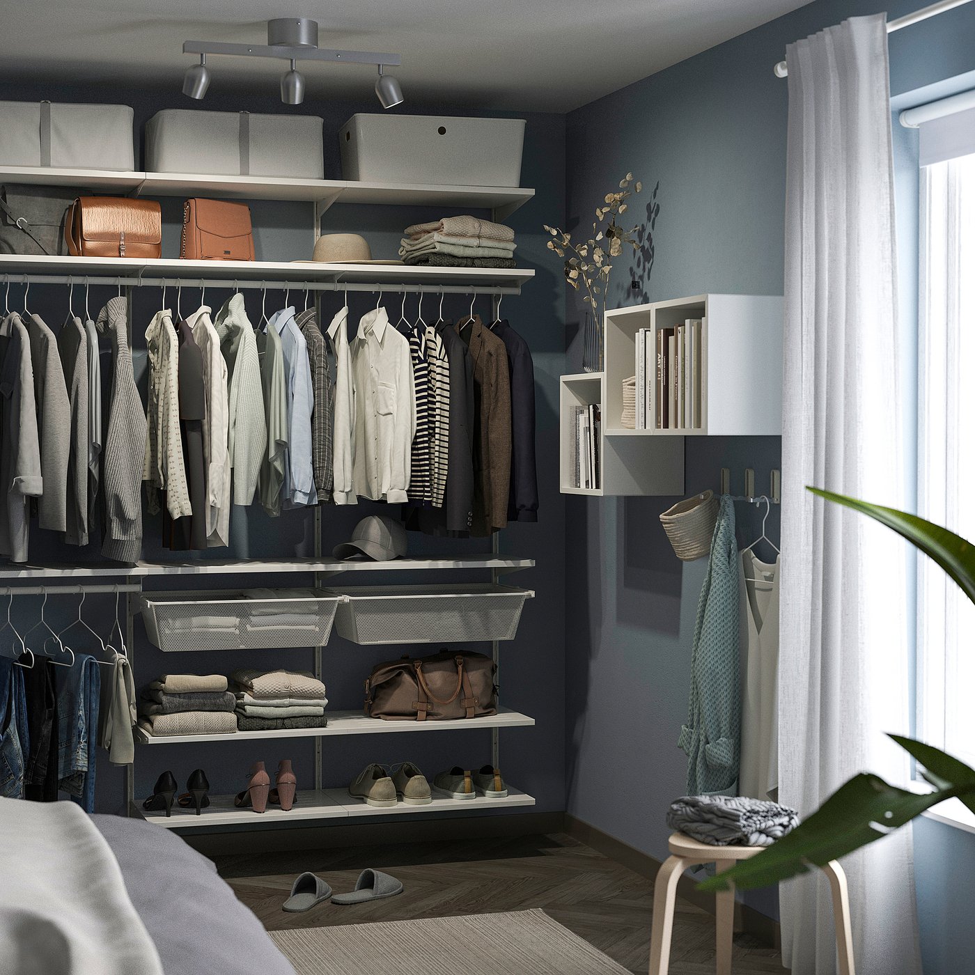 RÖKFRI ロークフリ シーリングスポットライト 3スポット, アルミカラー