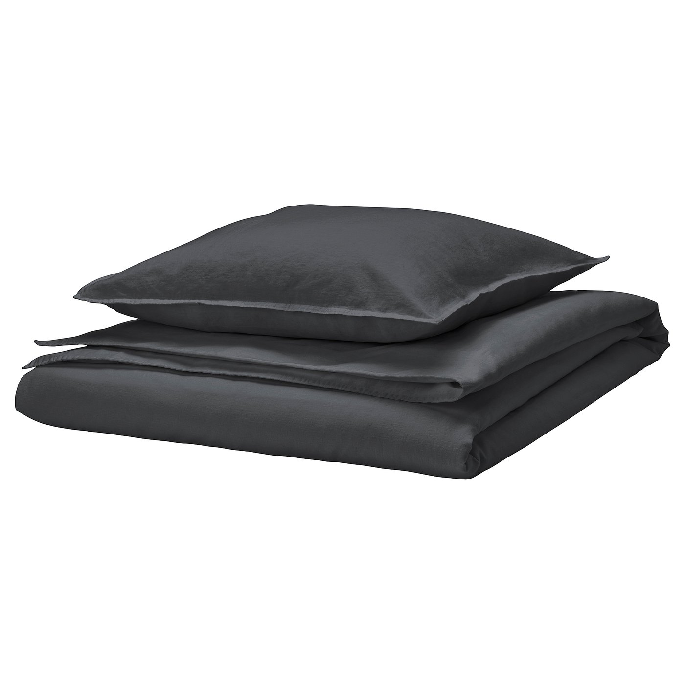 LUKTJASMIN ルクトヤスミン- 掛け布団カバー＆枕カバー ダークグレー