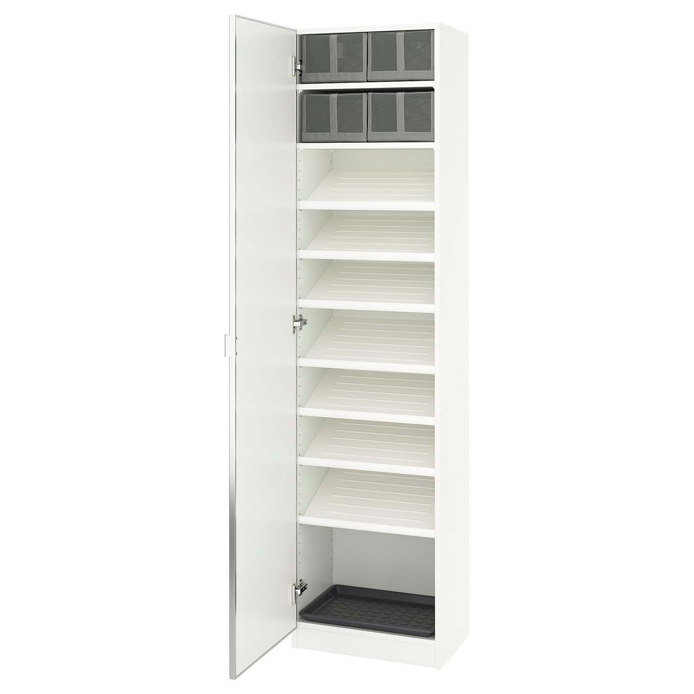 L【最終値下げ】※引越しの為本日まで　IKEA ブリムネス　クローゼット BRIMNES ブリムネス ワードローブ 扉3枚付, ホワイト, 117x190