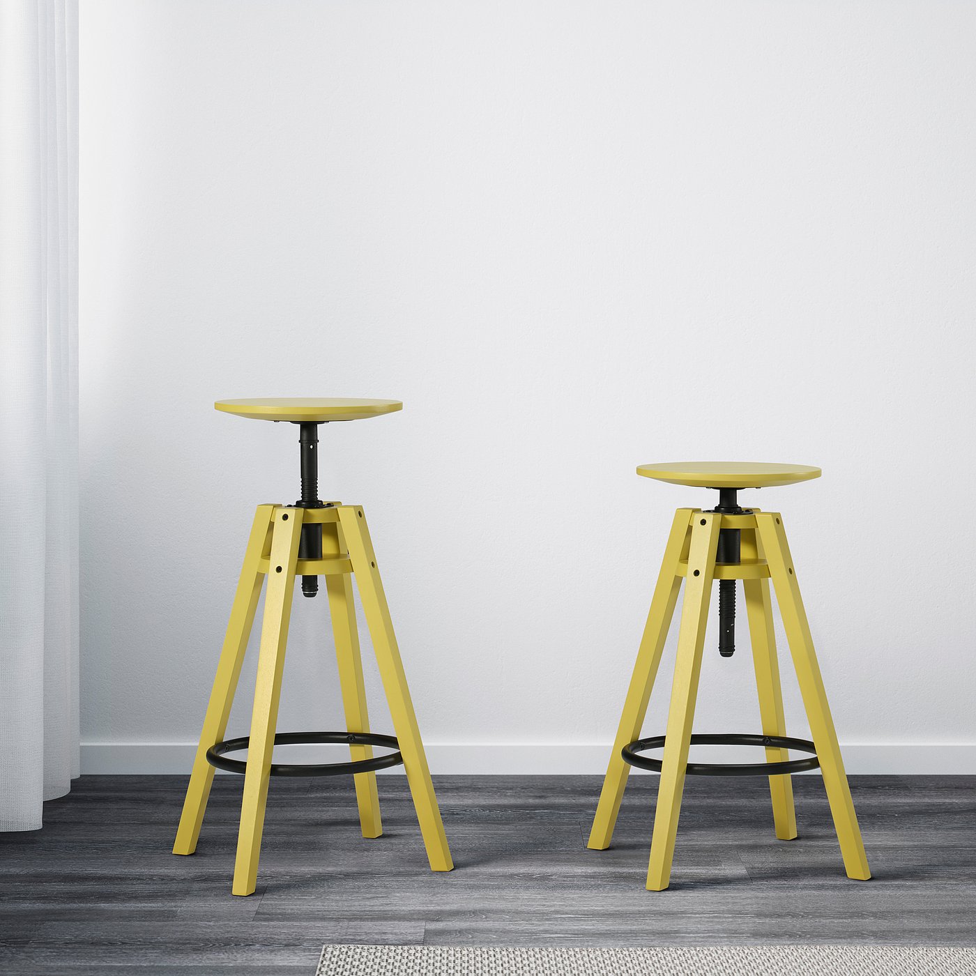 IKEA DALFRED ダルフレッド カウンターチェア(ホワイト) DALFRED ダルフレッド カウンターチェア, バーチ, 63-74 cm - IKEA