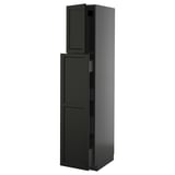 METOD / KNIVSHULT ארון עליון עם דלת/4 מגירות