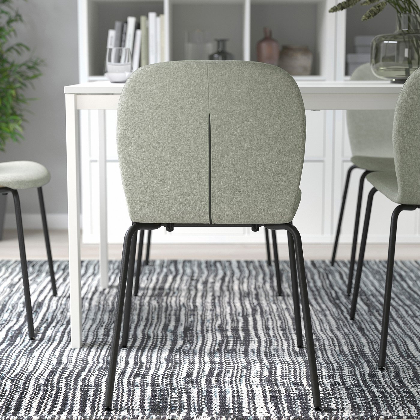 【即発送可】IKEA KARLPETTER ダイニングチェア　2脚セット STENSELE ステーンセレ / KARLPETTER カールペッテル テーブル