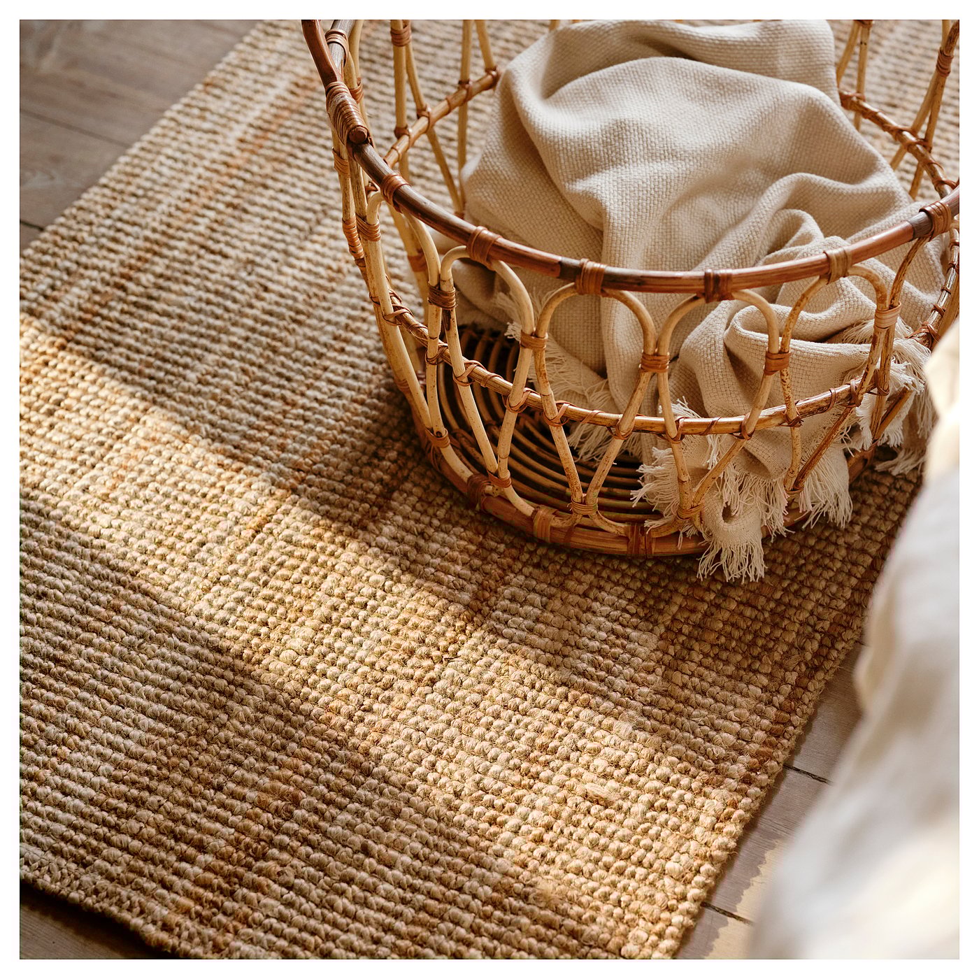 IKEA LOHALS ローハルス ラグ 平織り,ナチュラル200x300 cm LOHALS ローハルス ラグ 平織り, ナチュラル, 200x300 cm - IKEA