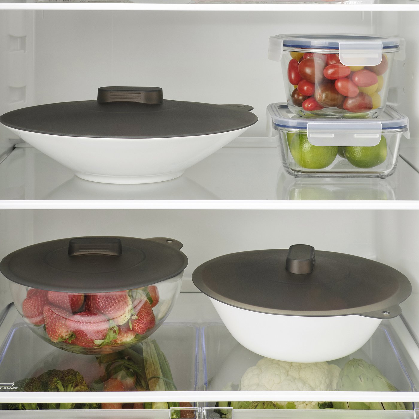 KLOCKREN クロックレン ユニバーサルふた3点セット, シリコン - IKEA