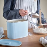 BETTHAJ ベットハイ 缶 ふた付き, 乾物用/ペールブルー, 3.1 l