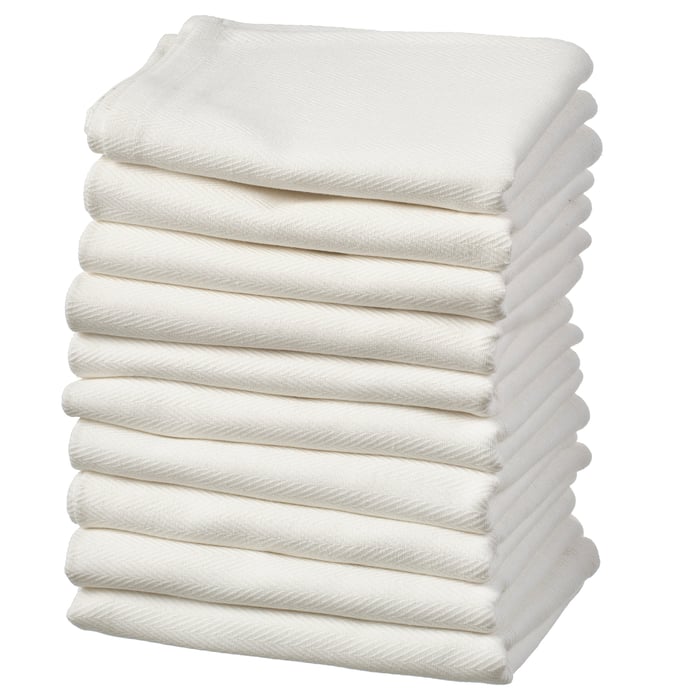 RÖDSPÄTTA Köögirätik, valge, 45x60 cm