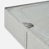 LENAST レーナスト ベッド下収納ボックス, ライトグレー, 57x60 cm
