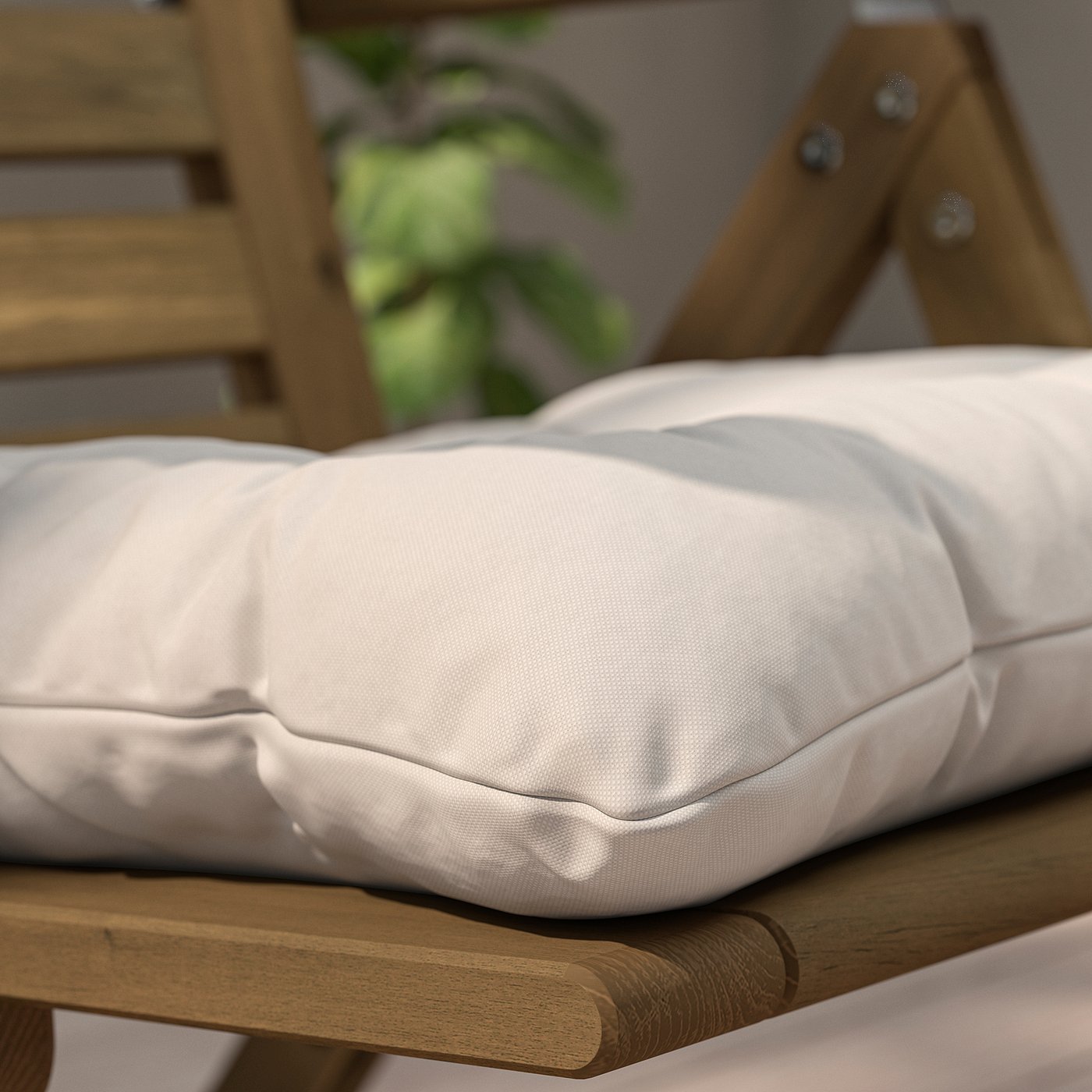 【IKEA】エップラロー　ガーデンソファ　シートクッション＋ストライプクッション IKEA】エップラロー ガーデンソファ シートクッション＋