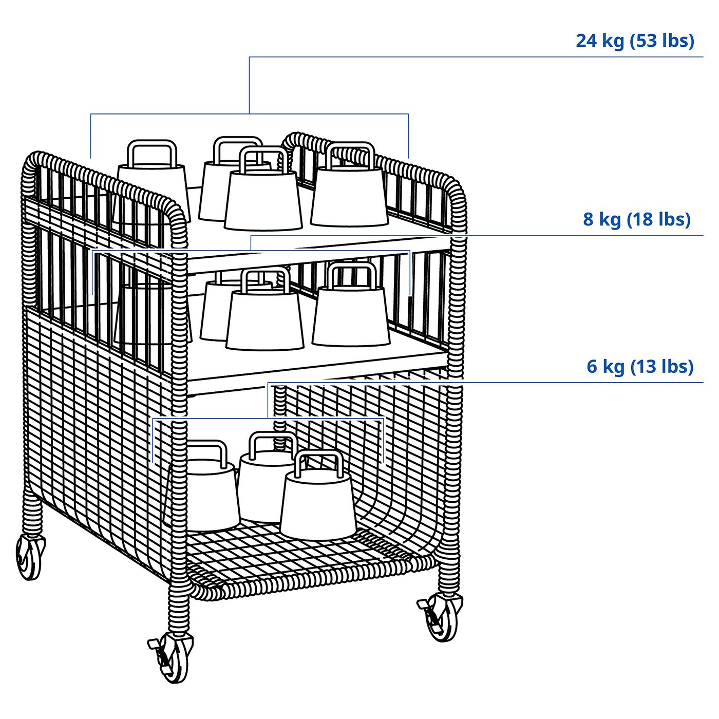 ＩＫＥＡ　フリークソース　収納キャスター + 粘着フック3点 IKEA フリークソース 収納キャスター + 粘着フック3点 IKEA