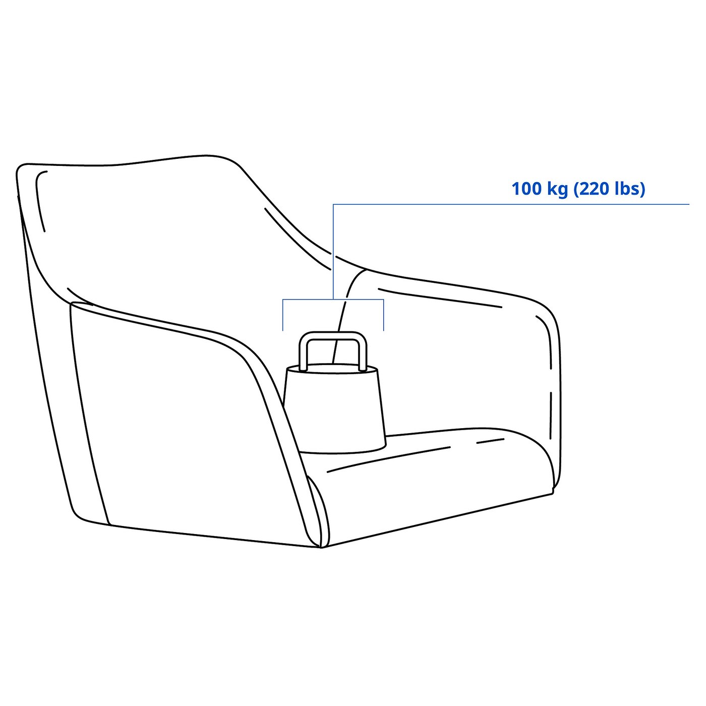 TOSSBERG トッスベルグ シートシェル, グンナレド ダークグレー - IKEA