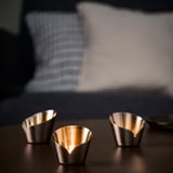 PRAKTAND حامل شمعة صغيرة, ستينلس ستيل, 7 سم