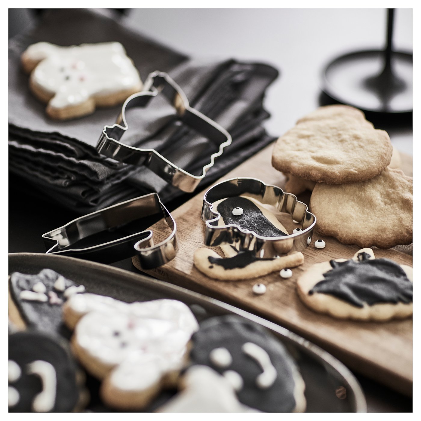 クッキー型 KUSTFYR クストフィール クッキー型3個セット, 形ミックス ステンレス