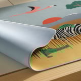 SANDLÖPARE لبادة مكتب, عدة ألوان الحيوانات في السافانا, ‎38x60 سم‏