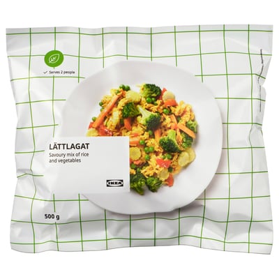 LÄTTLAGAT Ryžių mišinys, brokoliai šaldytas produktas, 500 g