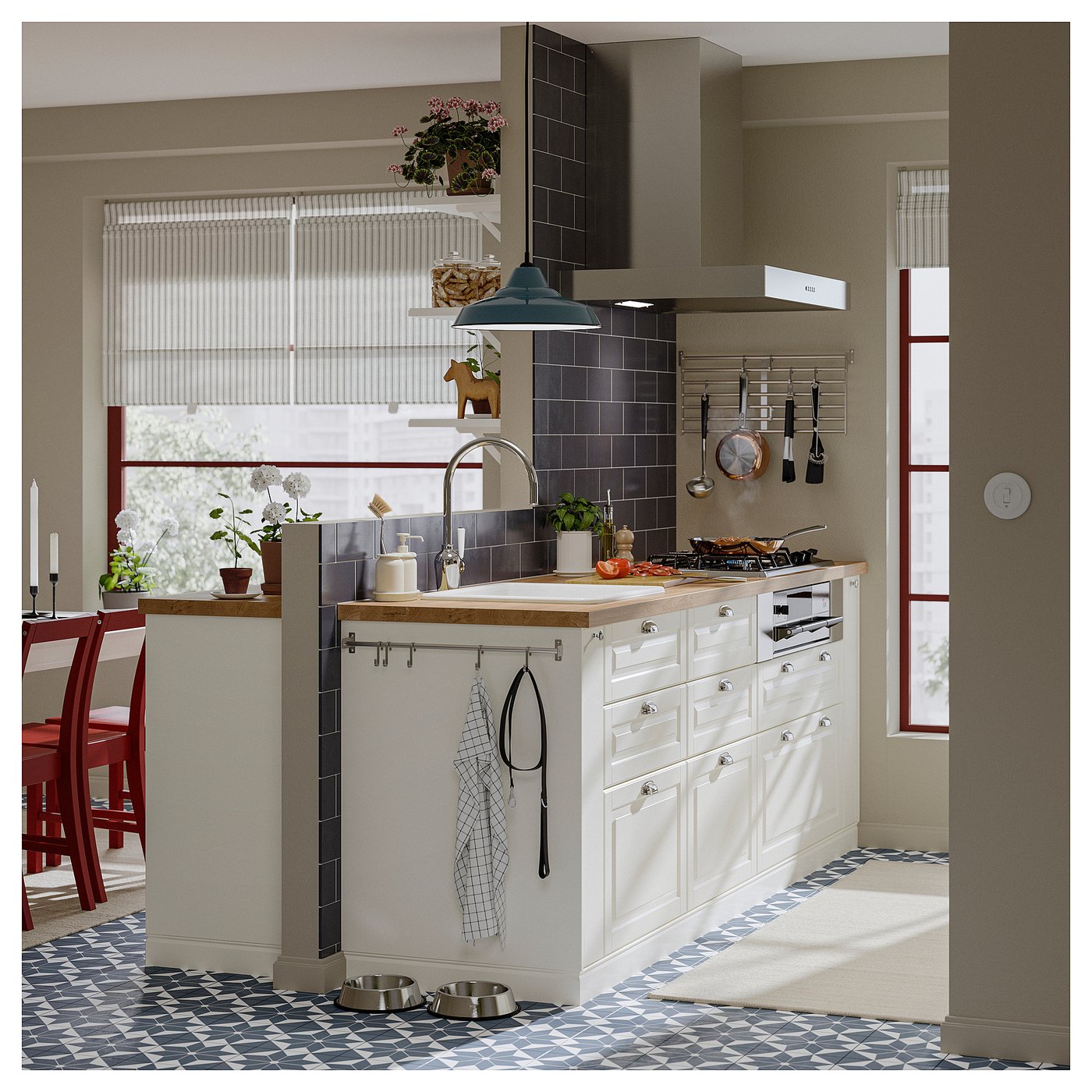 SÄLJAN セールヤン ワークトップ, オーク調, ラミネート, 186x65x3.8