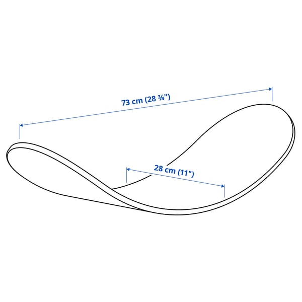 Illustration with measurements for the product: GREJSIMOJS.