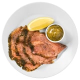  Cured salmon, mustard lemon-dill sauce