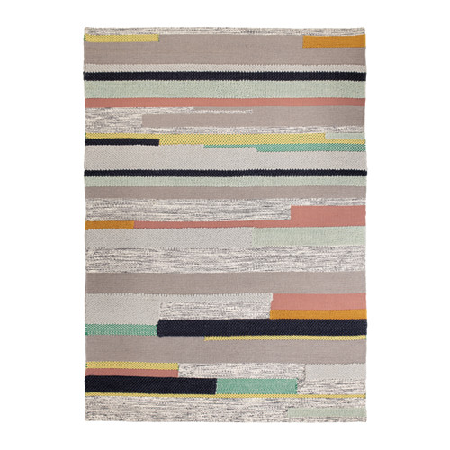 BRÖNDEN vaip, madal, käsitöö mitmevärviline, 170x240 cm