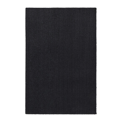 TYVELSE vaip, madal, tumehall / 133x195 cm