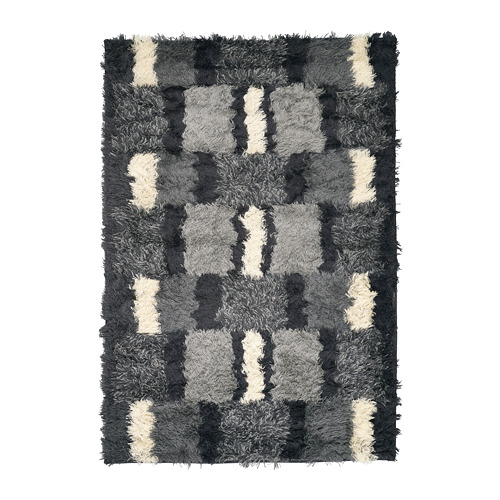 NAUTRUP vaip, kõrge karvaga, mitmevärviline / 133x195 cm