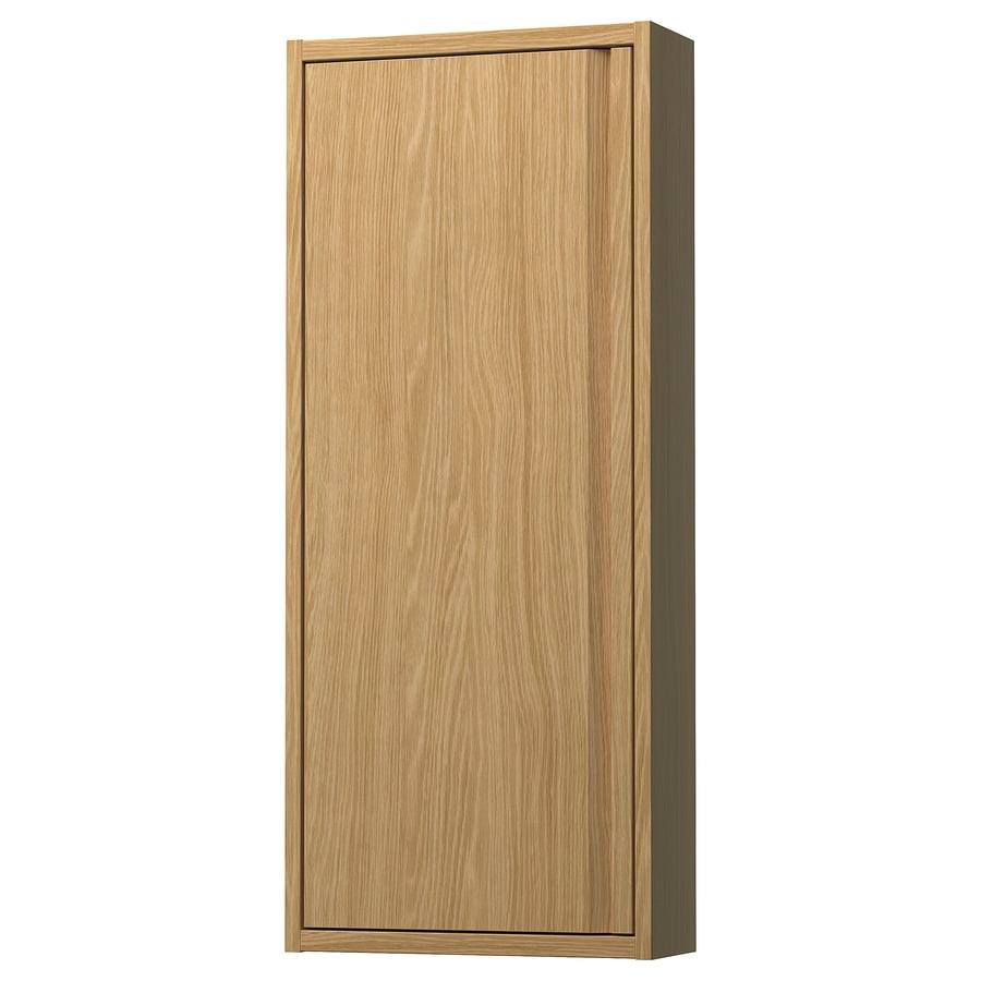 ÄNGSJÖN  sienas skapītis ar durvīm, 40x15x95 cm, ozolkoka imitācija  
