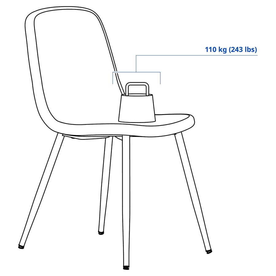 ÅLHULT / NORDMANSSKÄR laud ja 2 tooli, beež/pruun/Bomstad must must, 80x74 cm