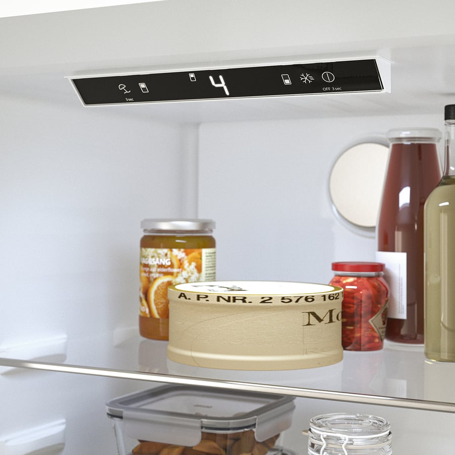 ALINGSÅS külmik/sügavkülmik, IKEA 500 eraldiseisev/roostevaba teras, 210/106 l