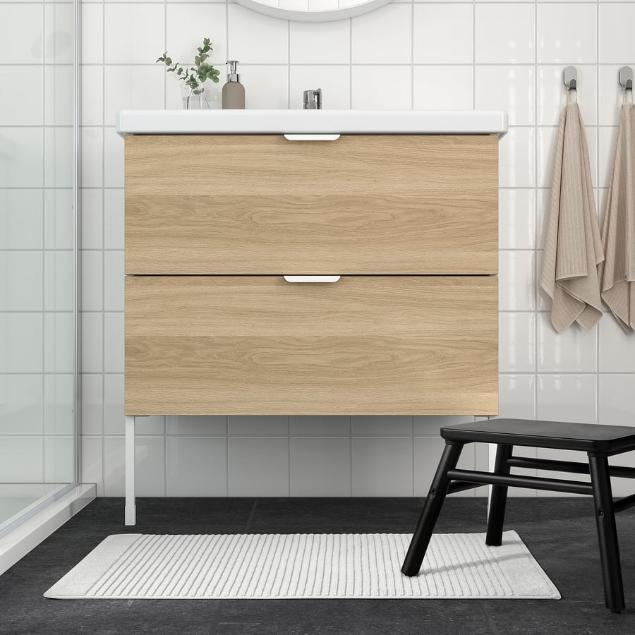 ALSTERN  vannitoamatt, 50x80 cm, valge