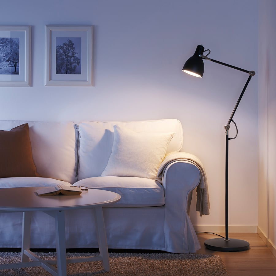 ARÖD põranda/lugemislamp, antratsiit