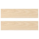 Fronty szuflad kuchennych ASKERSUND z jasnego jesionu, prostokątny kształt, melamina i płyta wiórowa.