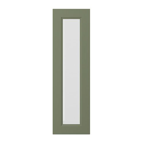 AXSTAD - drzwi szklane, 30x100 cm, szarozielony