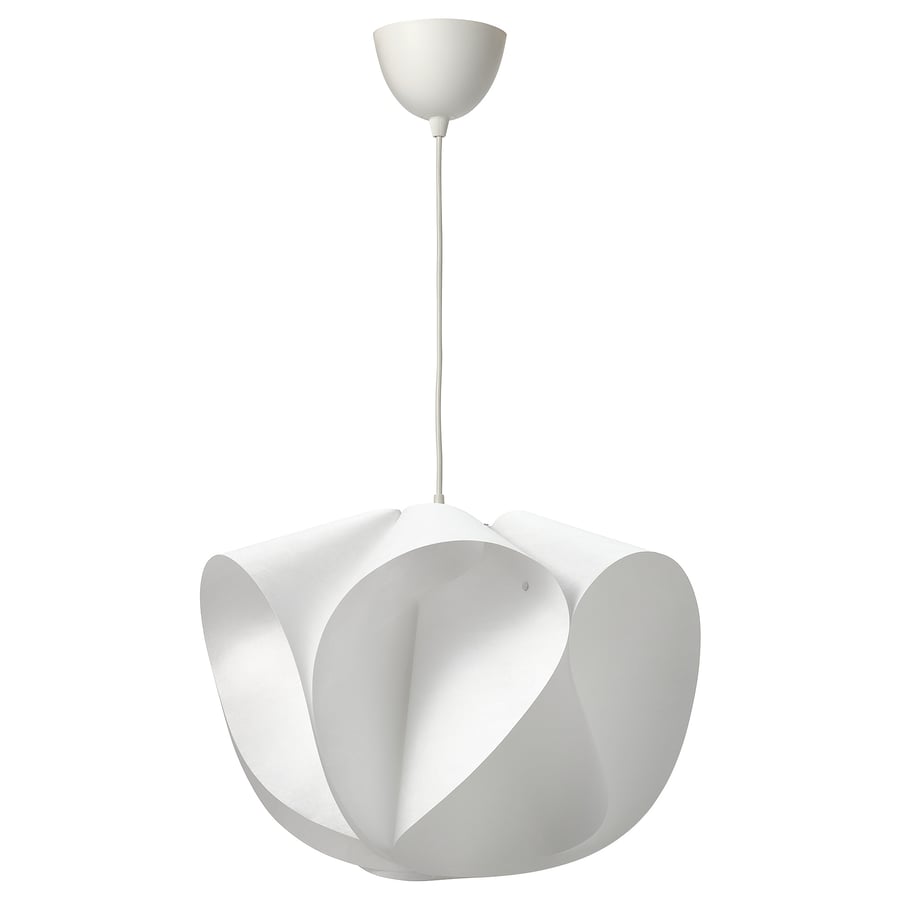 BÄCKNATE / HAVSDJUP iekaramā griestu lampa, baltā krāsā, 50 cm