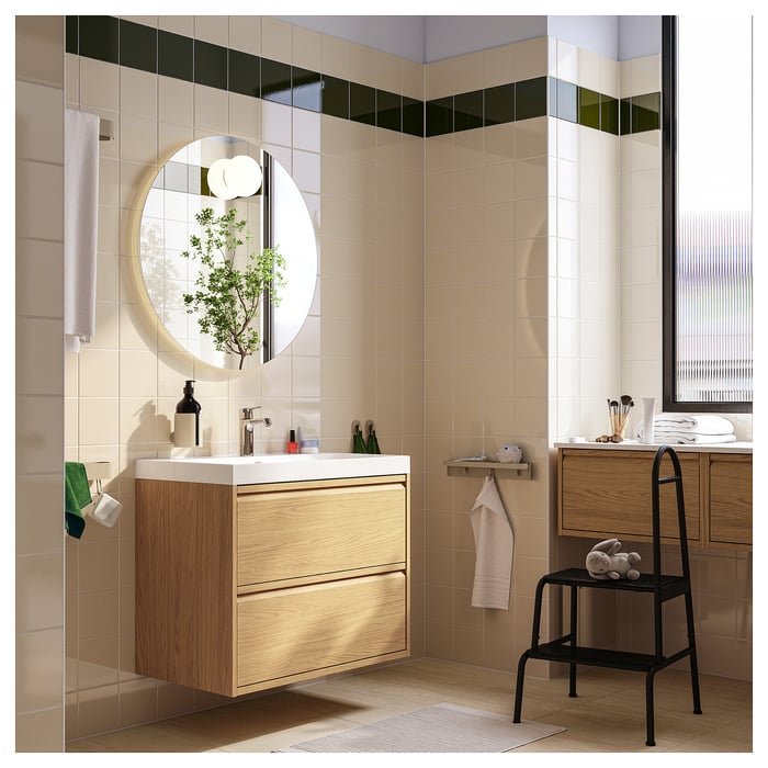 BÄSINGEN Східці з поручнем, 2 сходинки, антрацит, фото 8