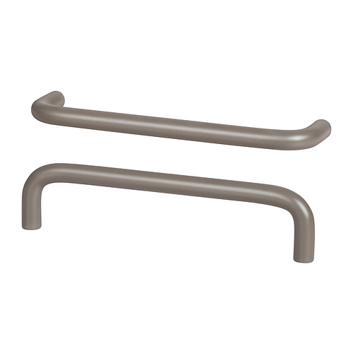 BAGGANÄS - uchwyt, 143 mm, brązowobeżowy