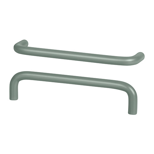 BAGGANÄS - uchwyt, 143 mm, szarozielony