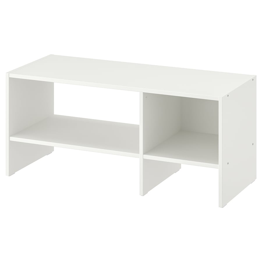 BAGGEBO, TV galdiņš 90x35x40 cm baltā krāsā