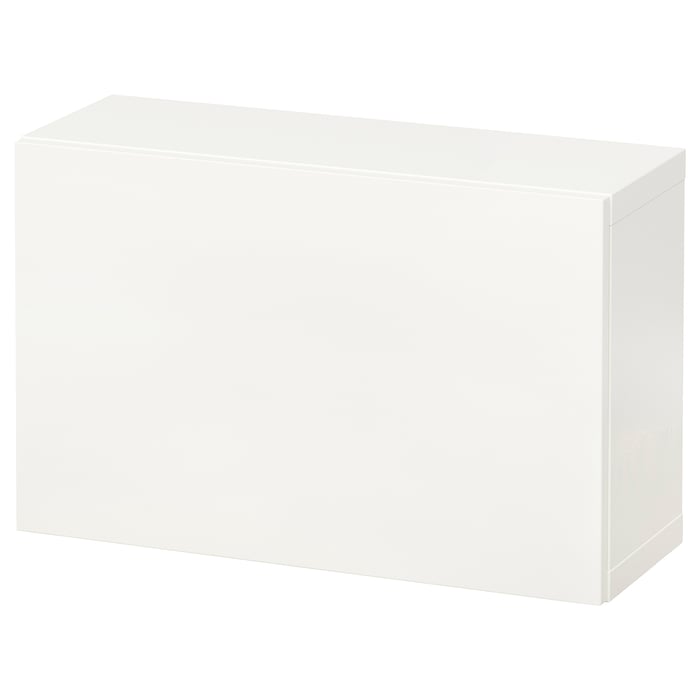 BESTÅ Комбінація настінних шафок, білий/Lappviken білий, 60x22x38 см