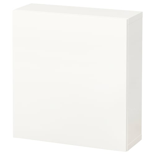 BESTÅ Комбінація настінних шафок - білий/Lappviken білий 60x22x64 см