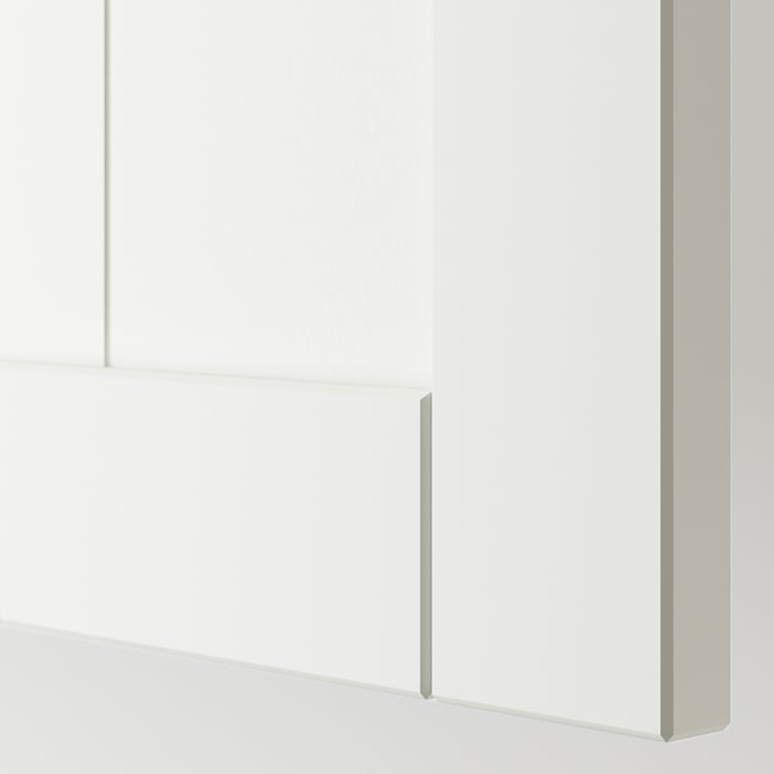 BESTÅ Комбінація настінних шафок, білий/Pipmakare білий, 180x42x66 см, фото 3