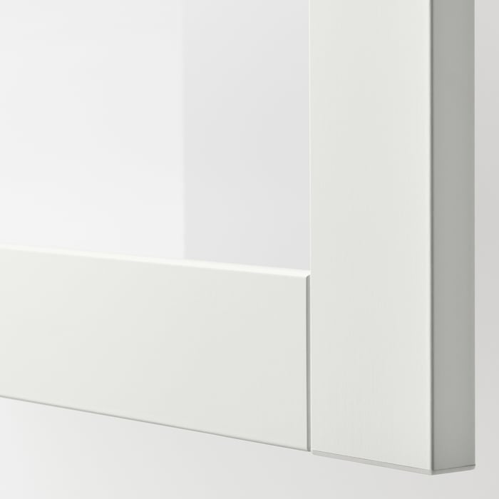 BESTÅ Комбінація настінних шафок, білий/Sindvik білий, 60x42x64 см, фото 2