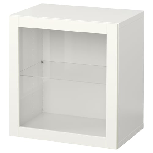 BESTÅ Комбінація настінних шафок - білий/Sindvik білий 60x42x64 см