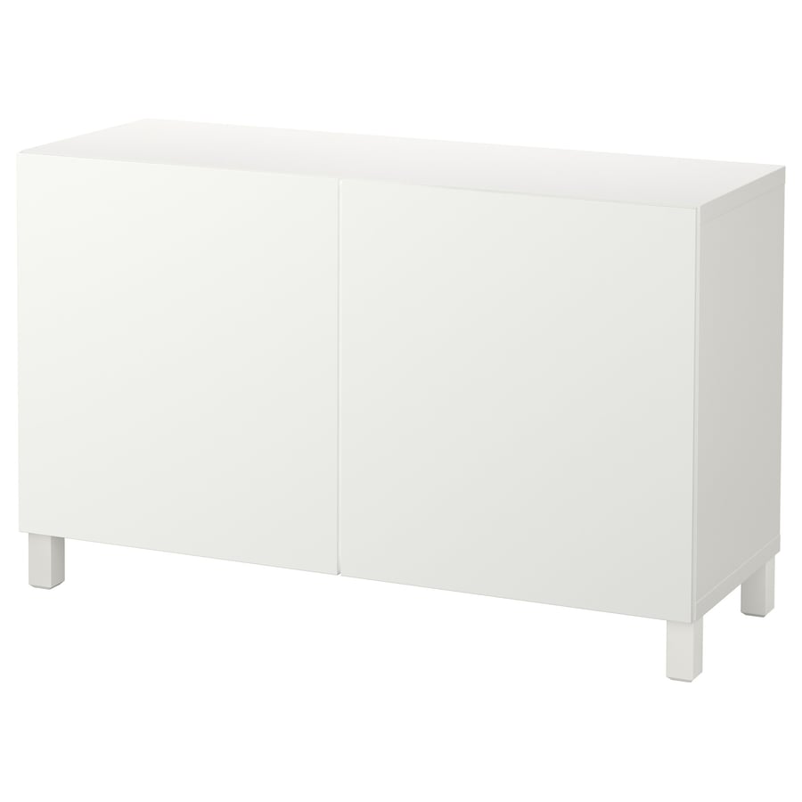 BESTÅ Skapis 120x40x74 cm, balts/ Lappviken balts